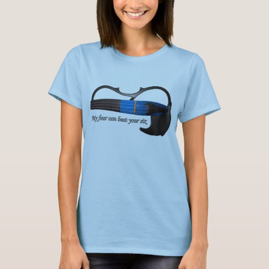Violine ist besser als Gitarre T-Shirt (Vorderseite)