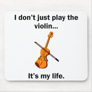 Violine ist es mein Leben Mousepad