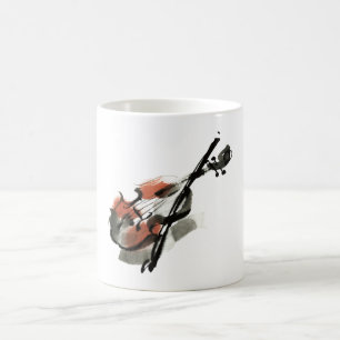 Violine Kaffeetasse