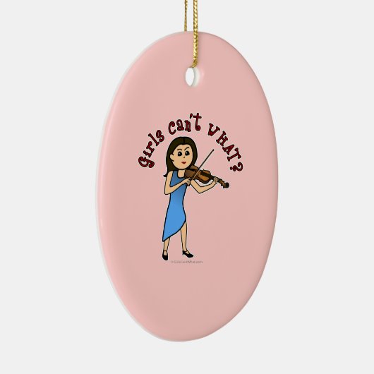 Violine Keramik Ornament (Rechts)