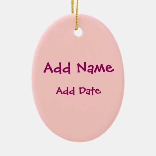 Violine Keramik Ornament (Hinten)