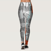Violine Leggings (Rückseite)