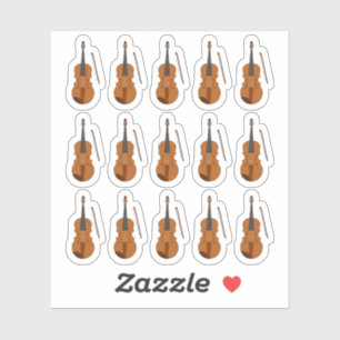 Violine Lesson Practitionsplan Musiklehrer Planer Aufkleber