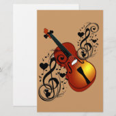 Violine, Lover im Herzen_ (Vorne/Hinten)