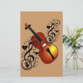 Violine, Lover im Herzen_ (Stehend Vorderseite)