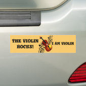 Violine, Lover im Herzen_ Autoaufkleber (Auf Auto)