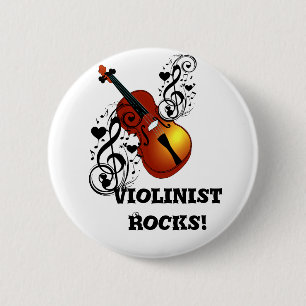 Violine, Lover im Herzen_ Button