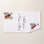 Violine Lover im Herzen_ Handtuch (Handtuch)