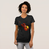 Violine, Lover im Herzen_ T-Shirt (Vorne ganz)