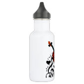 Violine, Lover im Herzen_ Trinkflasche (Links)