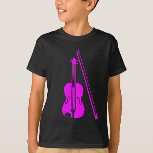 Violine - Magenta T-Shirt (Vorderseite)