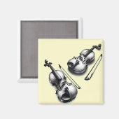 Violine Magnet (Vorderseite/Rückseite)