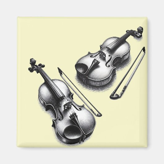 Violine Magnet (Vorne)