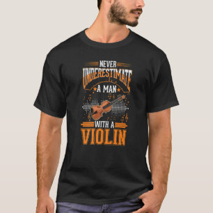 Violine Man Violinspieler Violine Violin Premium T-Shirt