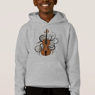 Violine mit Wirbel Hoodie