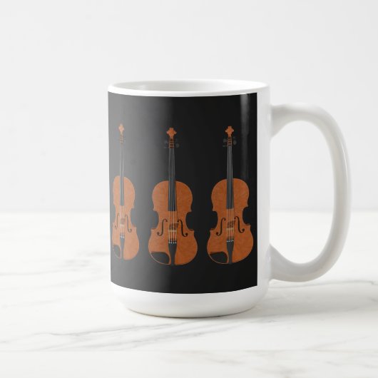 Violine: Modell 3D: Kaffee-Tasse Kaffeetasse (Rechts)