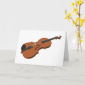 Violine: Modell 3D: Karte (Gelbe Blume)