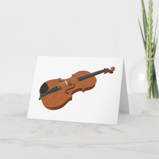 Violine: Modell 3D: Karte (Vorderseite)