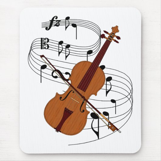 Violine Mousepad (Vorne)