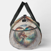 Violine Music Rustikales Herz Girl Duffle Bag (Rechts)