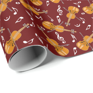 Violine-Musiknote Geschenkpapier