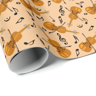 Violine-Musiknote Geschenkpapier