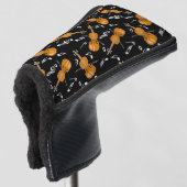 Violine-Musiknote Golf Headcover (3/4 Vorderseite)