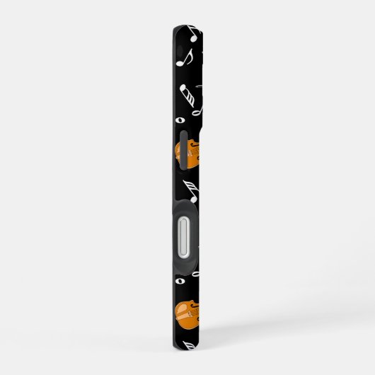 Violine-Musiknote iPhone 16 Hülle (Rechte Seite)