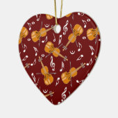 Violine-Musiknote Keramik Ornament (Links)