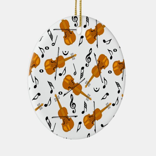 Violine-Musiknote Keramik Ornament (Rechts)