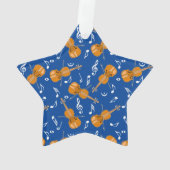 Violine-Musiknote Ornament (Rückseite)