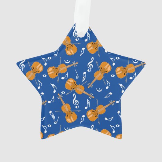 Violine-Musiknote Ornament (Rückseite)