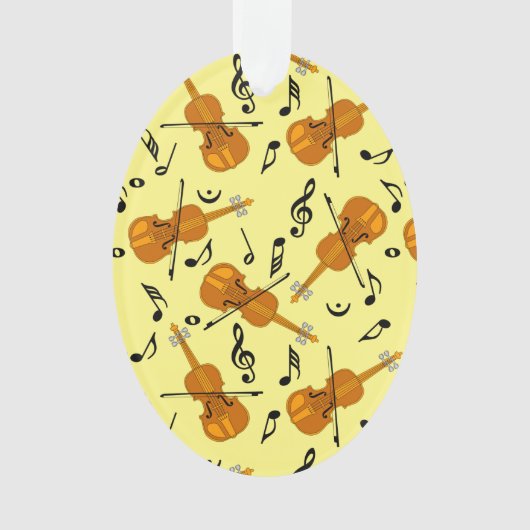 Violine-Musiknote Ornament (Vorderseite)