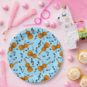 Violine-Musiknote Pappteller (Party)