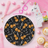 Violine-Musiknote Pappteller (Party)