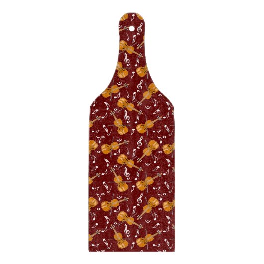 Violine-Musiknote Schneidebrett (Vorderseite)