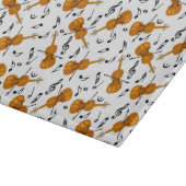 Violine-Musiknote Schneidebrett (Ecke)