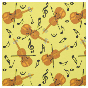 Violine-Musiknote Stoff