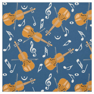 Violine-Musiknote Stoff