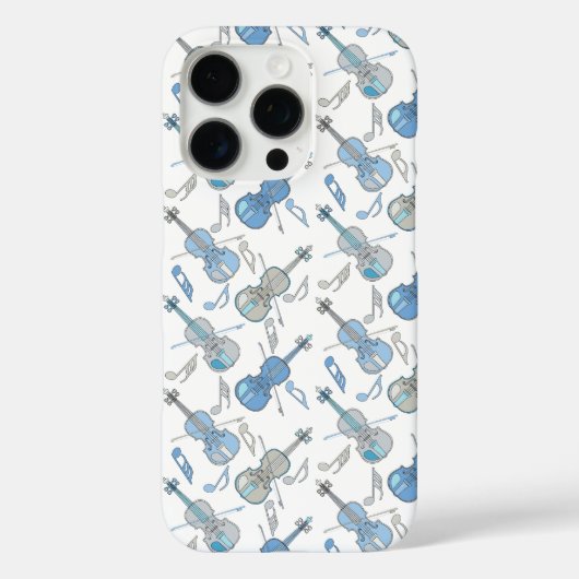 Violine Musiknoten Case-Mate iPhone Hülle (Rückseite)