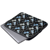 Violine Musiknoten Laptopschutzhülle (Vorne Knopf)