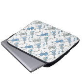 Violine Musiknoten Laptopschutzhülle (Vorne Knopf)