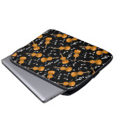 Violine Musiknoten Laptopschutzhülle (Vorne Knopf)