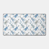 Violine Musiknoten Schreibtischunterlage (Vorderseite)