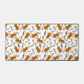 Violine Musiknoten Schreibtischunterlage (Vorderseite)