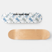 Violine Musiknoten Skateboard (Horizontal)