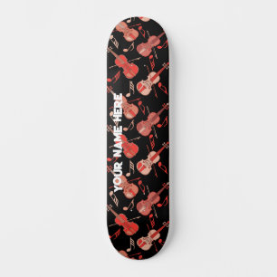 Violine Musiknoten Skateboard