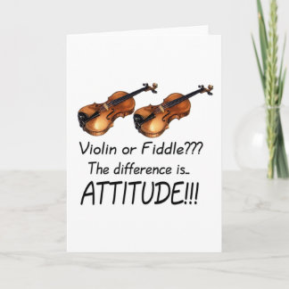 Violine oder Geige??? Karte