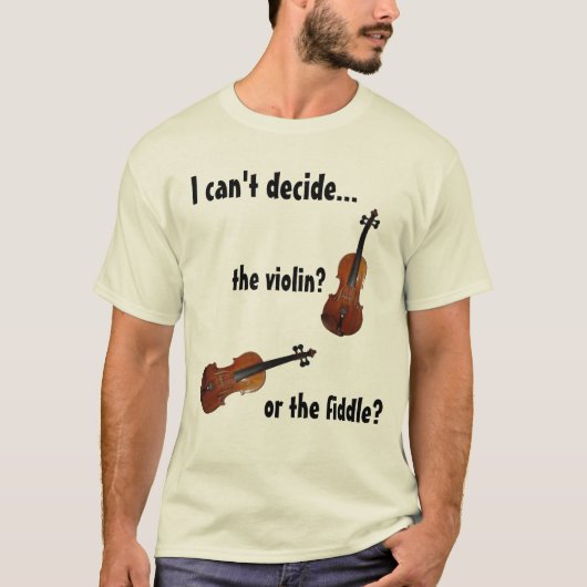 Violine oder Geige? T-Shirt (Vorderseite)