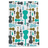 Violine oder Violonmuster Mittlere Geschenktüte (Vorderseite)